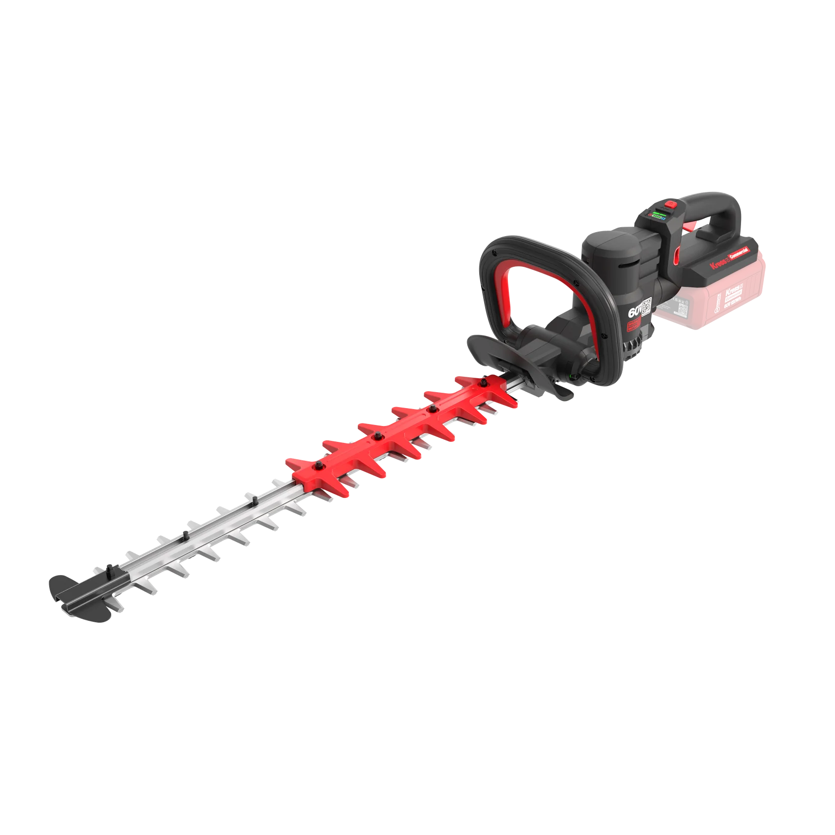 Kress KC200 Commercial Hedge Trimmer - 60V, 63cm/25" Blade - Tool only - Image 2
