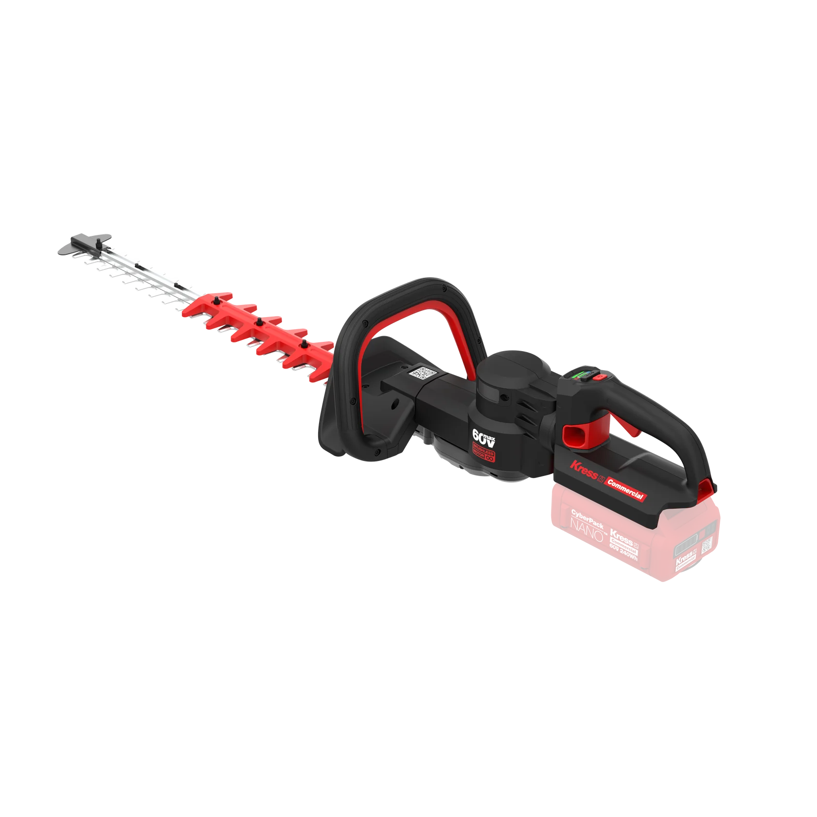 Kress KC201 Commercial Hedge Trimmer - 60V, 63cm/25" Blade - Image 2