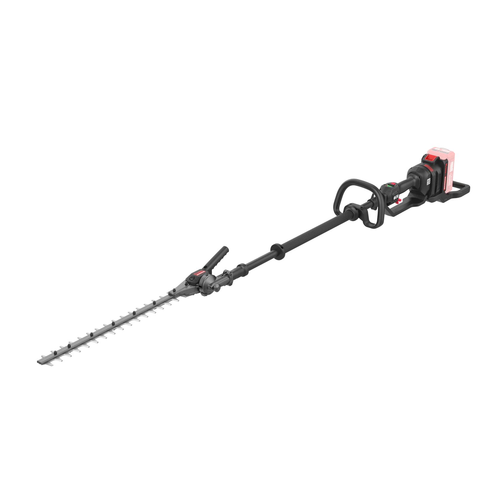 Kress KC240 Commercial 60V 55cm Short Shaft Articulating (145°) Pole Hedge Trimmer