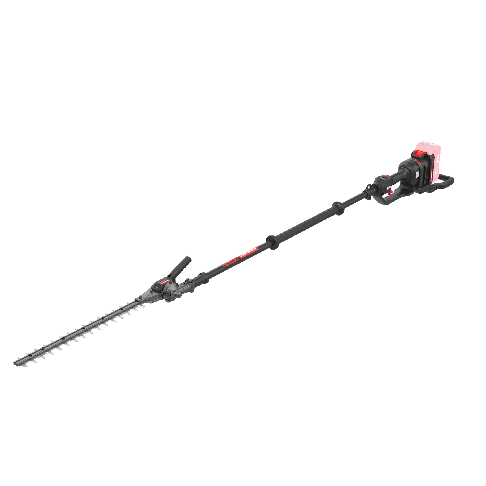 Kress KC270 Commercial Pole Hedge Trimmer - 60V, 55cm/22" Long Shaft Articulating (145°)