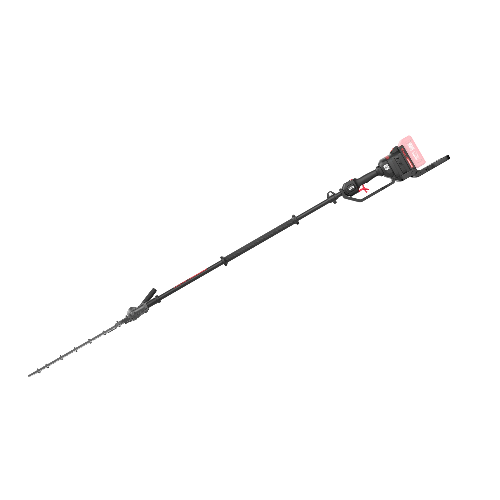 Kress KC270 Commercial Pole Hedge Trimmer - 60V, 55cm/22" Long Shaft Articulating (145°) - Image 4
